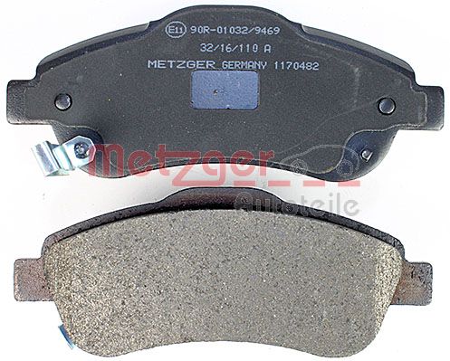 METZGER 1170482 Bremsbelagsatz, Scheibenbremse